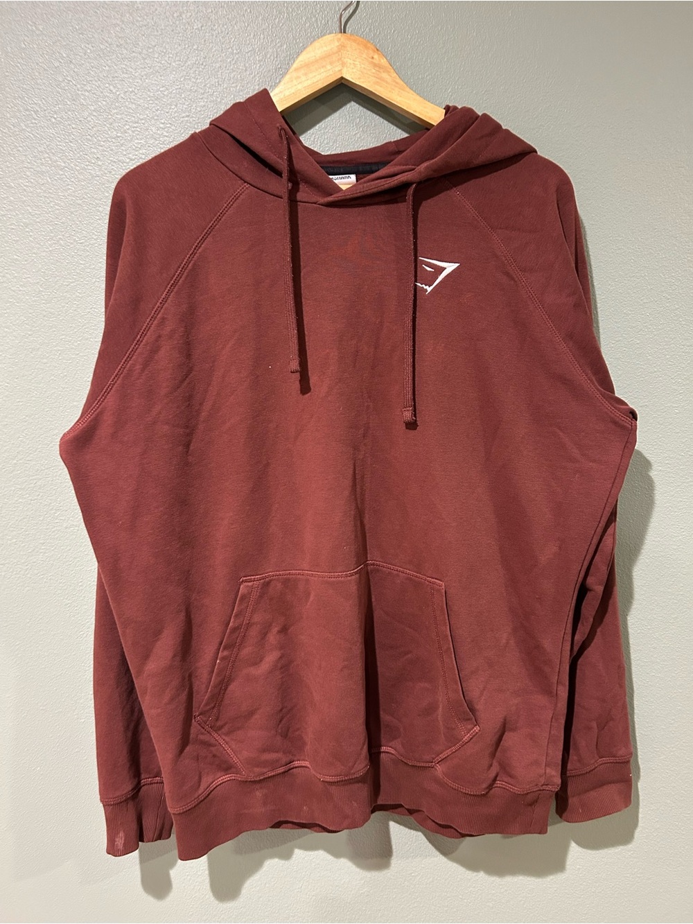 Gymshark Men's Crewneck Hoodie in Maroon